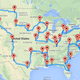 Illustration for article titled The Ten Best Routes For Driving Across America